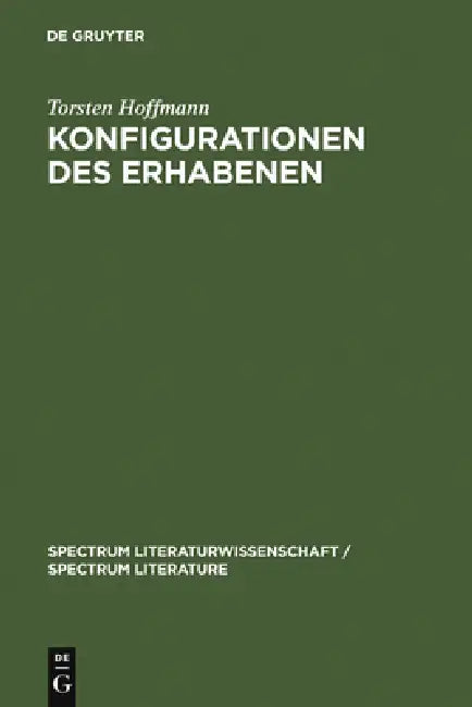 Konfigurationen des Erhabenen (English, Torsten Hoffmann)