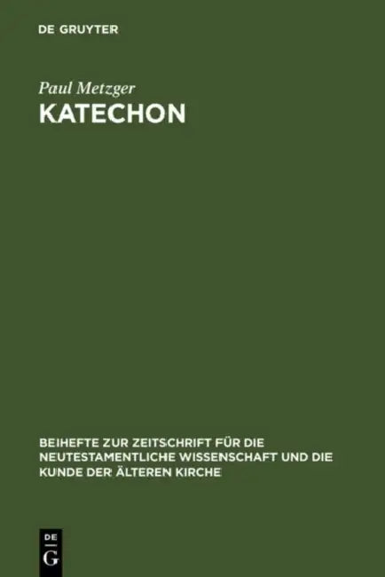 Katechon = Katechon (English, Paul Metzger)