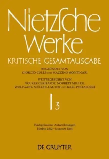 Nietzsche Werke (English, Johann Figl | Hans Gerald Hodl | Hans Gerald Hodl)