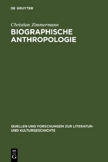 Biographische Anthropologie (English, Christian Zimmermann)