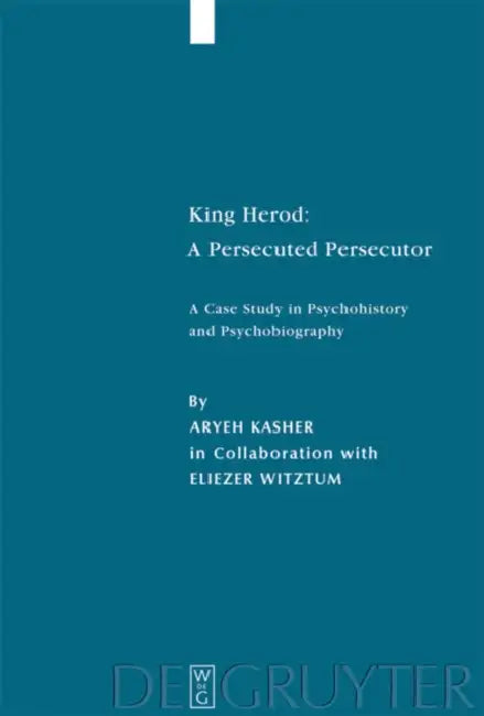 King Herod (English, Aryeh Kasher | Eliezer Witztum | Karen Gold)