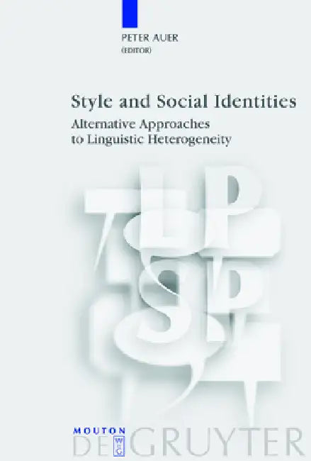 Style and Social Identities (English, Peter Auer)