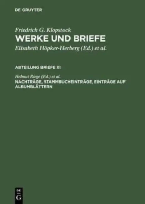 Nachtrage, Stammbucheintrage, Eintrage Auf Albumblattern (English, Helmut Riege | Rainer Schmidt)