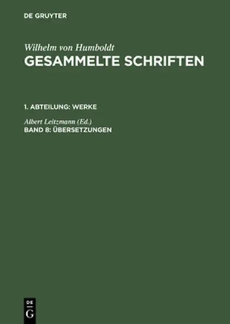 Bersetzungen (English, Albert Leitzmann)