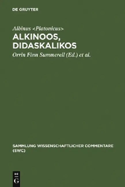 Alkinoos, Didaskalikos (English, Albinus | Orrin Finn Summerell | Thomas Zimmer)