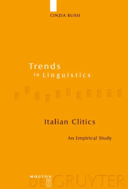 Italian Clitics (English, Cinzia Russi)