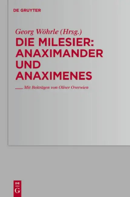 Anaximander und Anaximenes (English, Oliver Overwien)