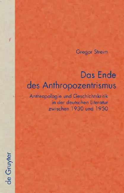 Das Ende des Anthropozentrismus (English, Gregor Streim)