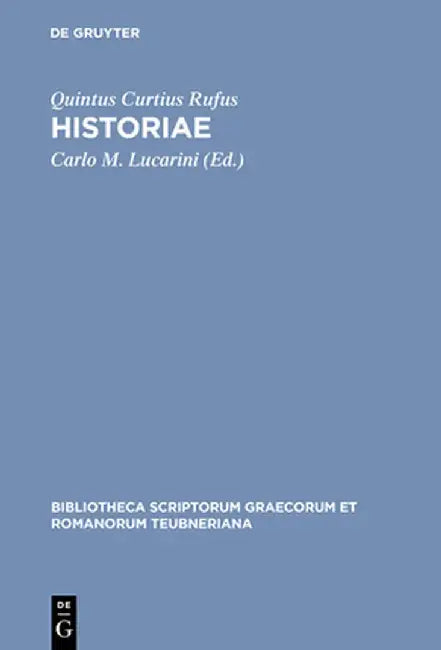 Historiae (English, Quintus Curtius Rufus)