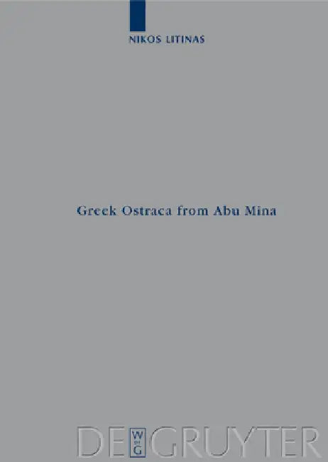 Greek Ostraca from Abu Mina (O.AbuMina) (English, Nikos Litinas)