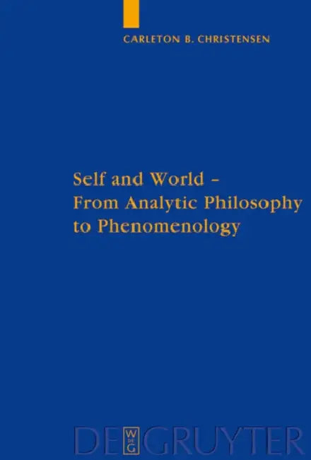 Self and World (English, Bruin Carleton Christensen)