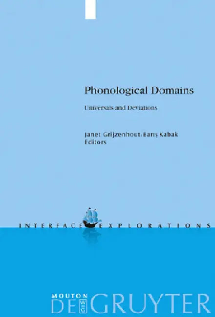 Phonological Domains (English, Janet Grijzenhout | Baris Kabak)