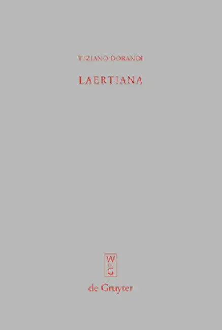 Laertiana (English, Tiziano Dorandi)