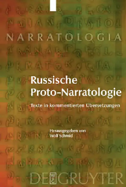 Russische Proto-Narratologie (English, Wolf Schmid)