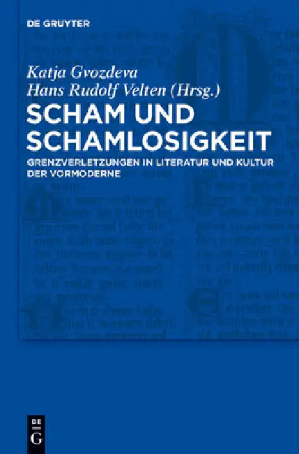 Scham und Schamlosigkeit (English, Katja Gvozdeva | Hans Rudolf Velten)