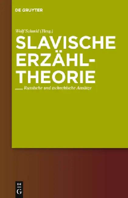 Slavische Erzähltheorie (English, Wolf Schmid)