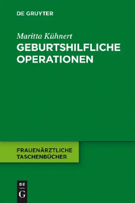 Geburtshilfliche Operationen (English, Maritta Kühnert)
