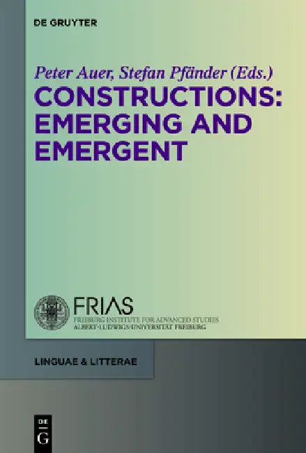 Constructions (English, Peter Auer | Stefan Pfänder)