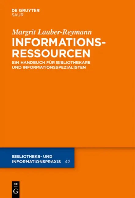 Informationsressourcen (English, Margrit Lauber-Reymann)