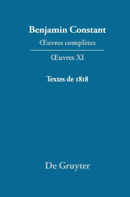 Textes de 1818 (English, Etienne Hofmann)