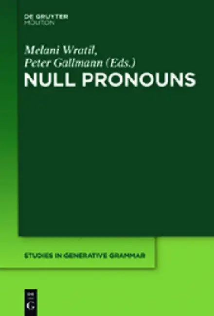 Null Pronouns (English, Melani Wratil | Peter Gallmann)