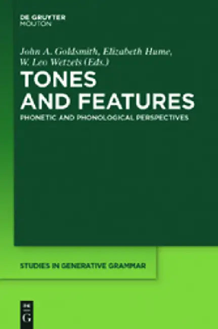 Tones and Features (English, John a. Goldsmith | Elizabeth Hume | Leo Wetzels)