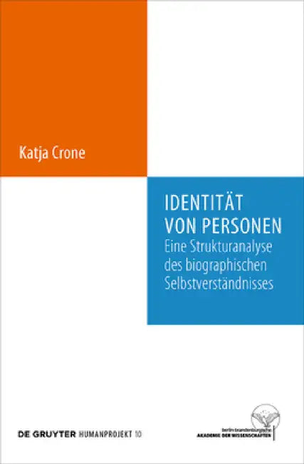 Identität von Personen (English, Katja Crone)