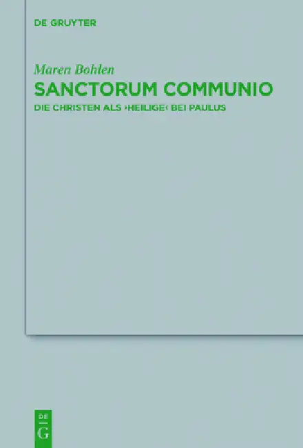 Sanctorum Communio (English, Maren Bohlen)