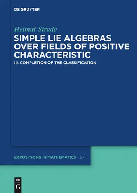 Completion of the Classification (English, Helmut Strade)