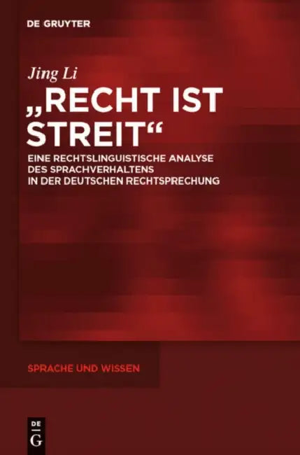 "Recht ist Streit" (English, Jing Li)