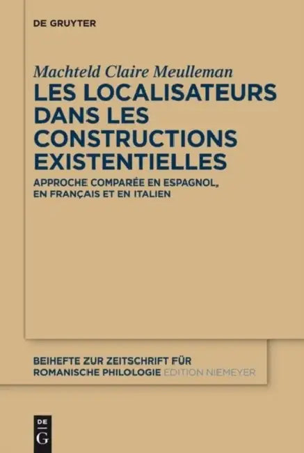 Les localisateurs dans les constructions existentielles (English, Machteld Claire Meulleman)