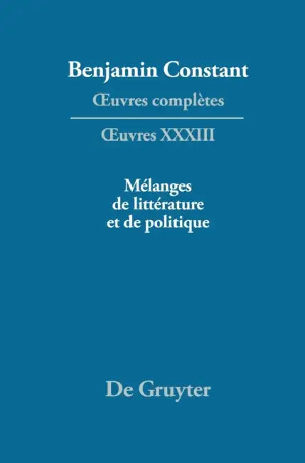 Melanges de Litterature Et de Politique (English, Francois Rosset)