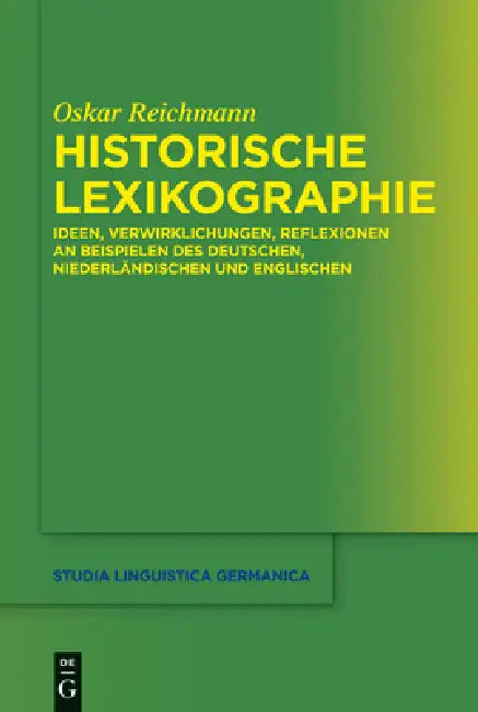 Historische Lexikographie (English, Oskar Reichmann)