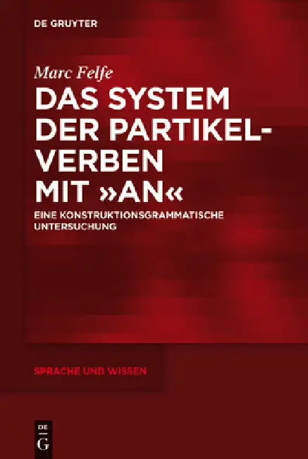 Das System der Partikelverben mit "an" (English, Marc Felfe)
