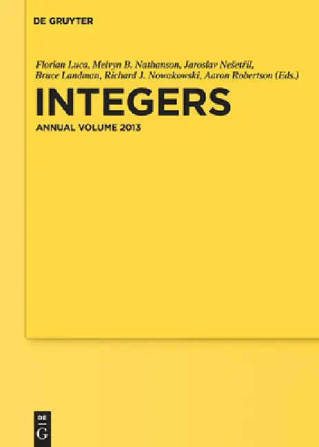 Integers (English, Bruce Landman)