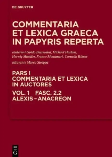 Alexis - Anacreon (English, Guido Bastianini | Michael Haslam | Herwig Maehler)