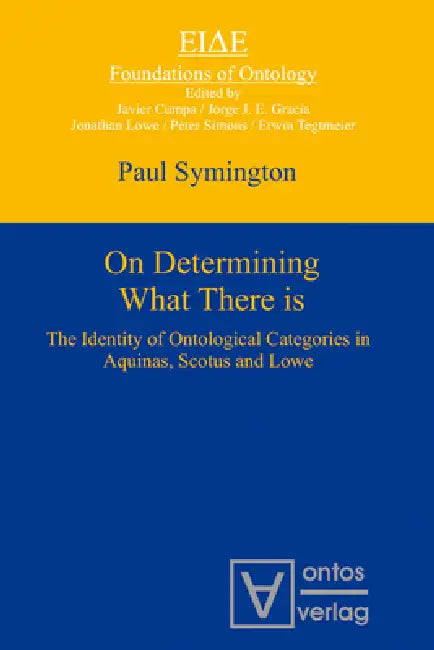 On Determining What There Is (English, Paul Symington)