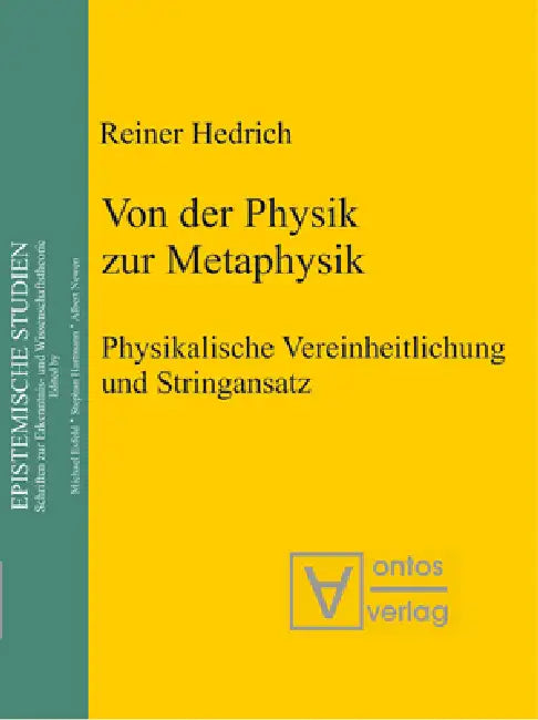 Von Der Physik Zur Metaphysik (English, Reiner Hedrich)