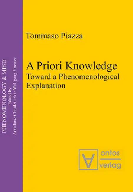 A Priori Knowledge (English, Tommaso Piazza)