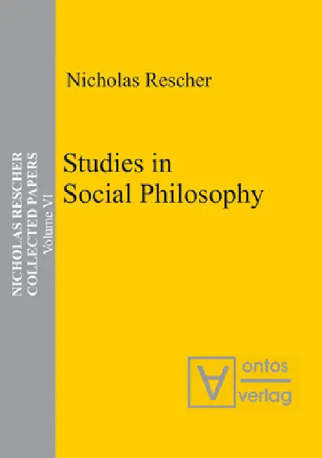 Studies in Social Philosophy (English, Nicholas Rescher)