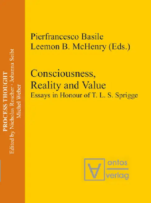 Consciousness, Reality and Value (English, Pierfrancesco Basile | Leemon B. McHenry)