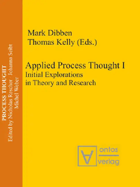 Applied Process Thought (English, Mark Dibben | Thomas Kelly)