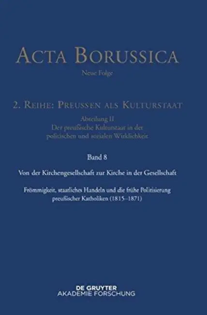 Von Der Kirchengesellschaft Zur Kirche in Der Gesellschaft (English, Bbaw | Wolfgang Neugebauer | Christina Rathgeber)