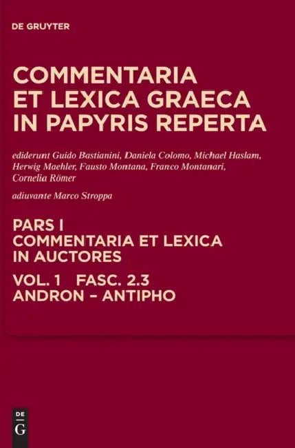 Andron, Antimachus, Antiphon (English, Elena Esposito | Maria Rosaria Falivene | Antonietta Porro)