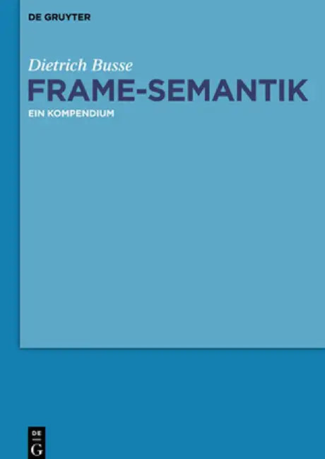 Frame-Semantik (English, Dietrich Busse)