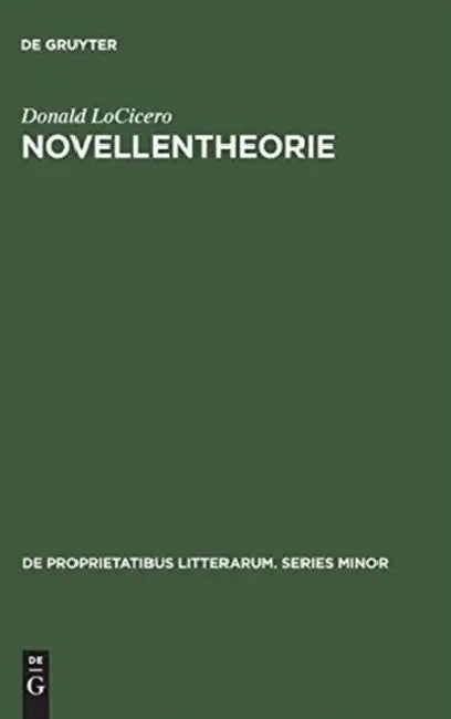 Novellentheorie (English, Donald Locicero)