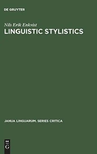 Linguistic Stylistics (English, Nils Erik Enkvist)