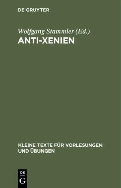 Anti-Xenien (English, Wolfgang Stammler)