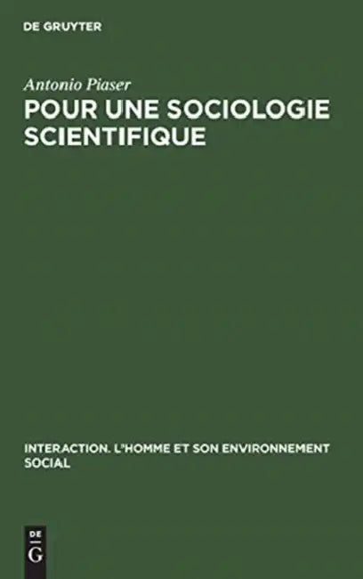 Pour une sociologie scientifique (English, Antonio Piaser | J. Ladrièr)