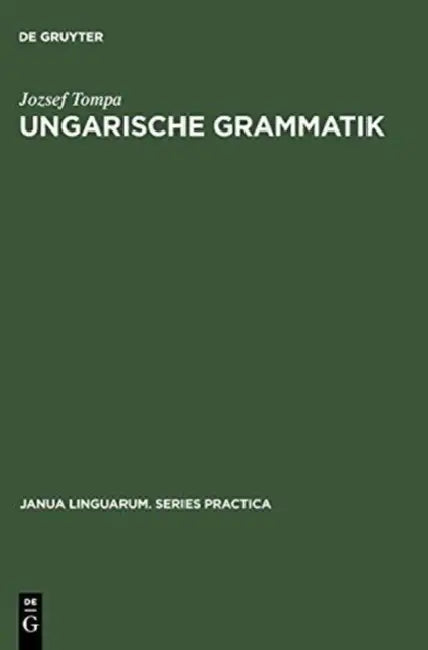 Ungarische Grammatik (English, Jozsef Tompa)